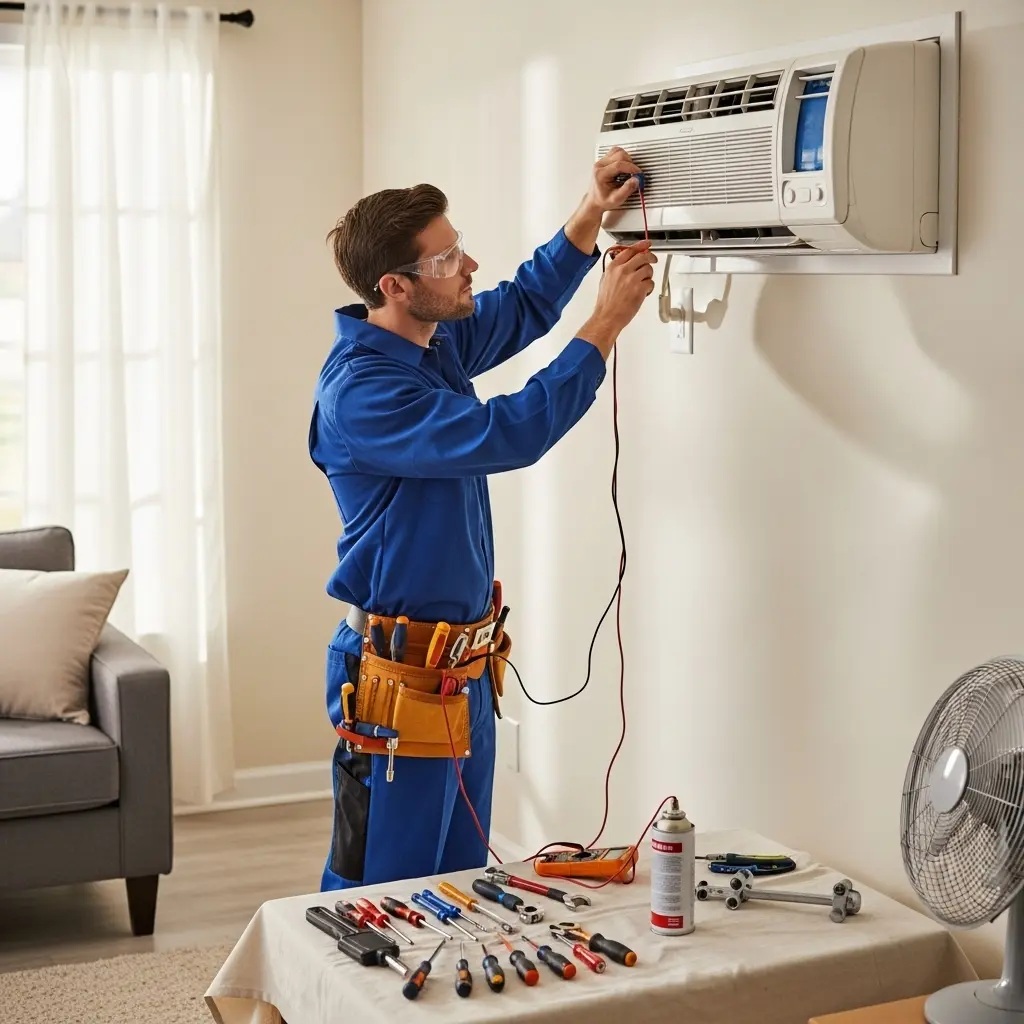 Çekmeköy Baxi Baxi klima gaz dolumu ve bakım – Enerji verimliliği artırıldı. - Teknik servis örneği